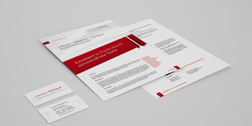 C. Volland Präsentationsflyer