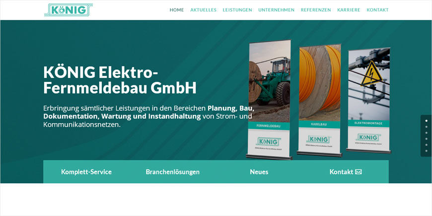 KÖNIG Elektro-Fernmeldebau GmbH Screenshot 1