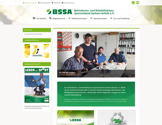 Vorschaubild Webseite BSSA