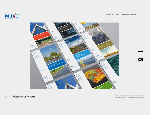 Vorschaubild Webseite MIDIC