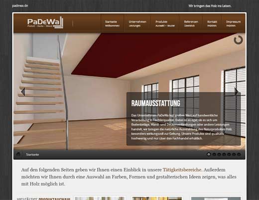 Vorschaubild Webseite Padewa